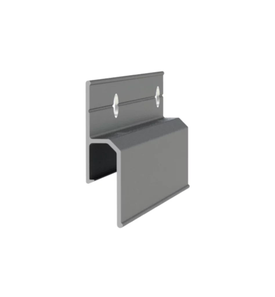Profil przyścienny aluminiowy bezuszczelkowy 1mb, 125g/mb - M01-2