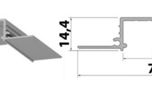 Profil Aluminiowy LED ACTIVE 30mm , do Karton Gips  1mb 