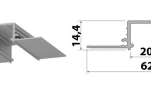 Profil Aluminiowy LED 20mm , do Karton Gips  1mb 