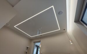 MSD Premium , Sufit napinany Biały połysk , rolka 320cm , 1m2