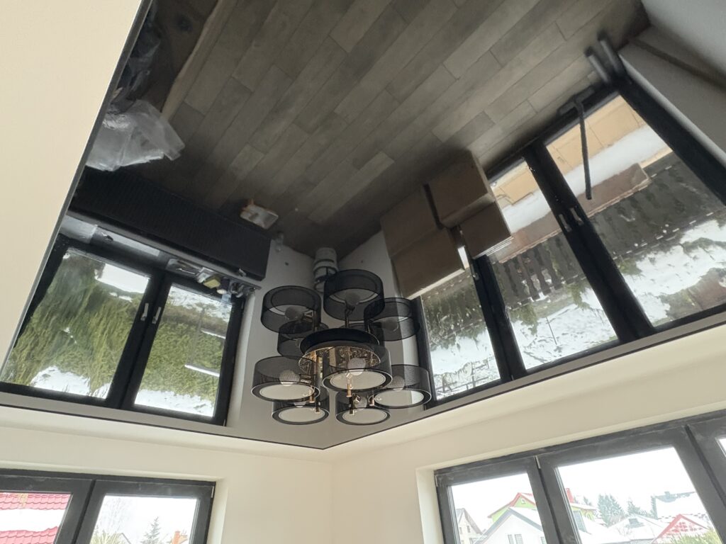 MSD Premium Sufit napinany - Czarny połysk, rolka 500cm , 1m2