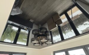 MSD Premium Sufit napinany - Czarny połysk, rolka 500cm , 1m2