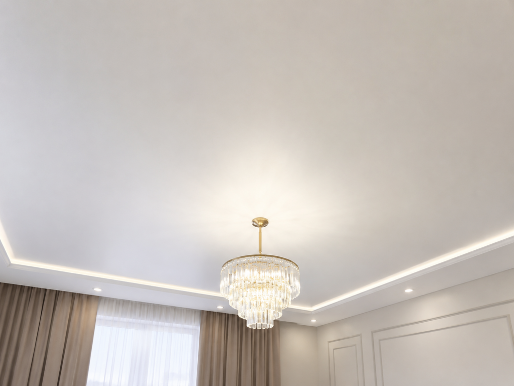 MSD Premium , Sufit napinany Biały mat/satyna , rolka 320cm , 1m2