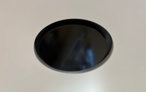 Wentylacja/Anemostat magnetyczny do sufitów napinanych , czarny, (Okrągły) Warianty, 1 szt