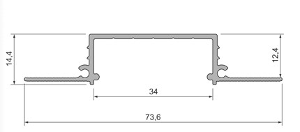Fasada-Profil Pro 30 (Aluminiowy profil do elewacji) , 1 mb - obrazek 3