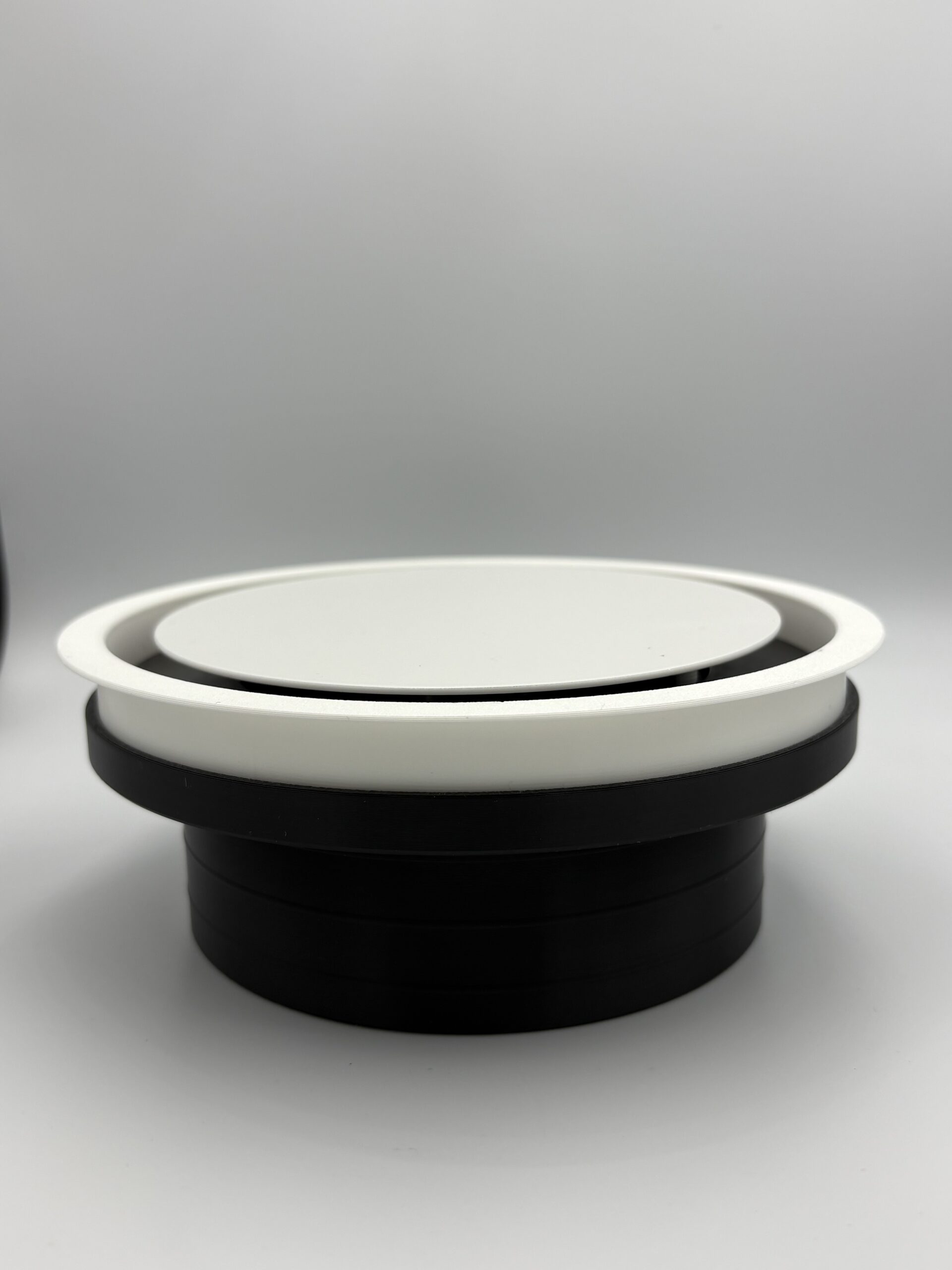 Wentylacja/Anemostat magnetyczny do Karton Gips , biały/czarny (Koło), 1 szt - obrazek 4