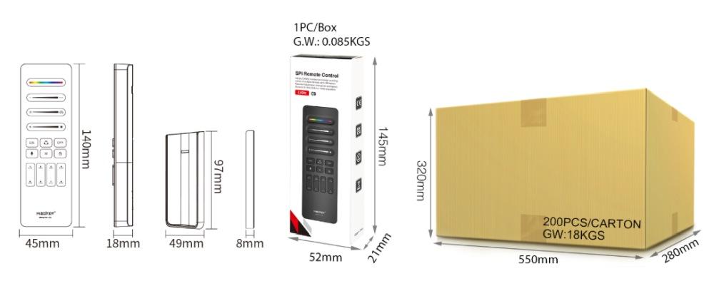 C9 Pilot SPI (2.4GHz) MiBoxer , 1 szt - obrazek 3